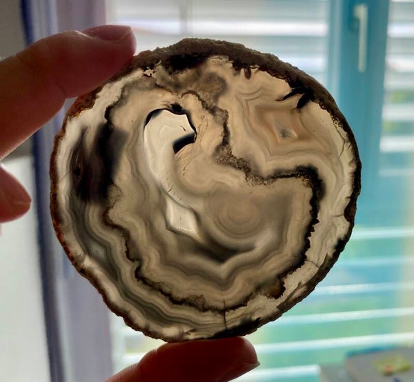 Agate tranche grise