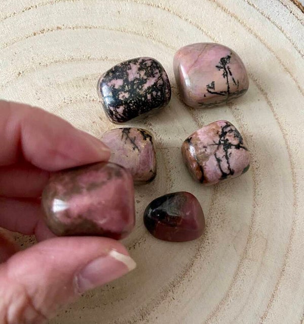Pierres roulées Rhodonite