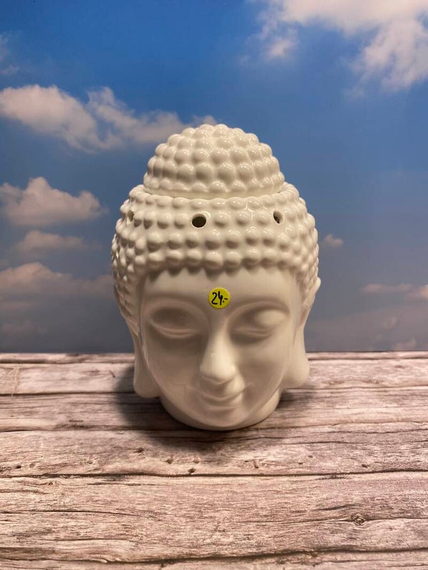 Brûleur Bouddha blanc