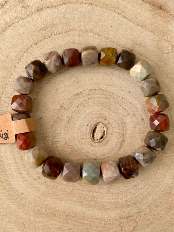 Bracelet Bois fossilisés (numéro 306)