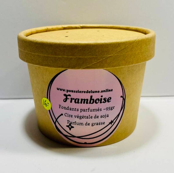 Box de fondants parfumés senteur Framboise (+-95gr)