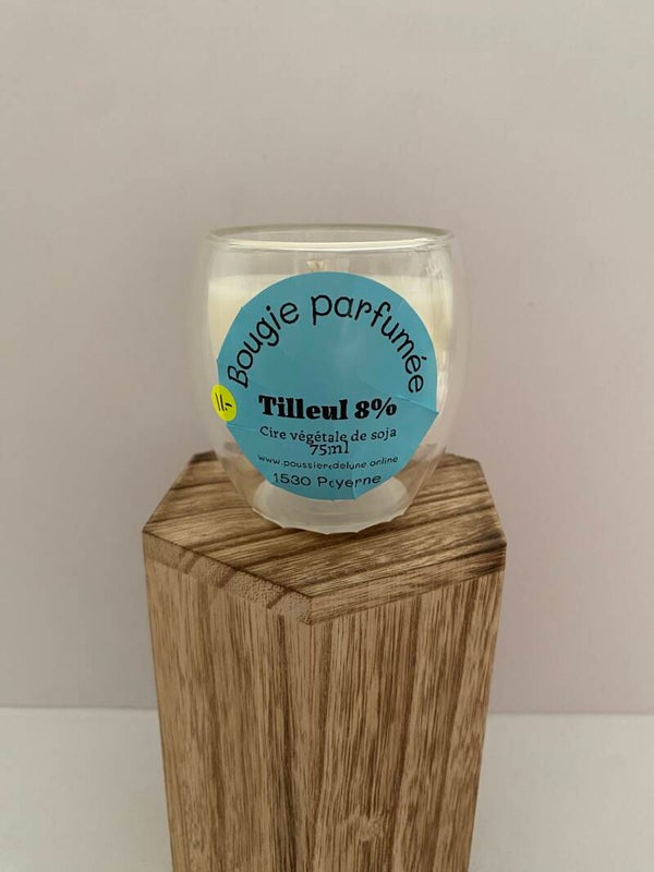 Bougie en Cire végétale de soja, senteur Tilleul