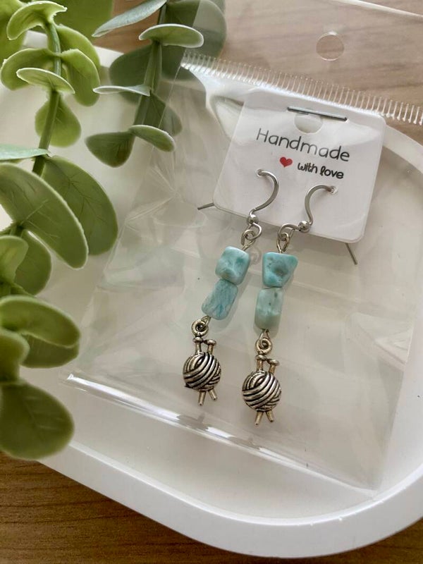Boucles d’oreilles Larimar (numéro 126)