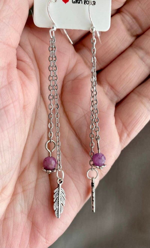 Boucles d’oreilles pendantes Argent 925 (numéro 309)