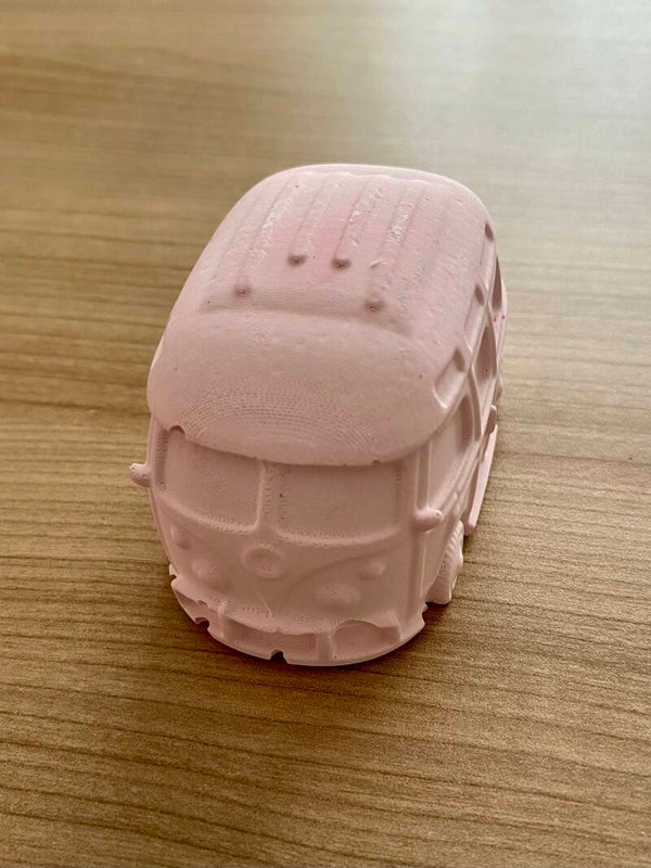 Bus rose pale Ww en plâtre