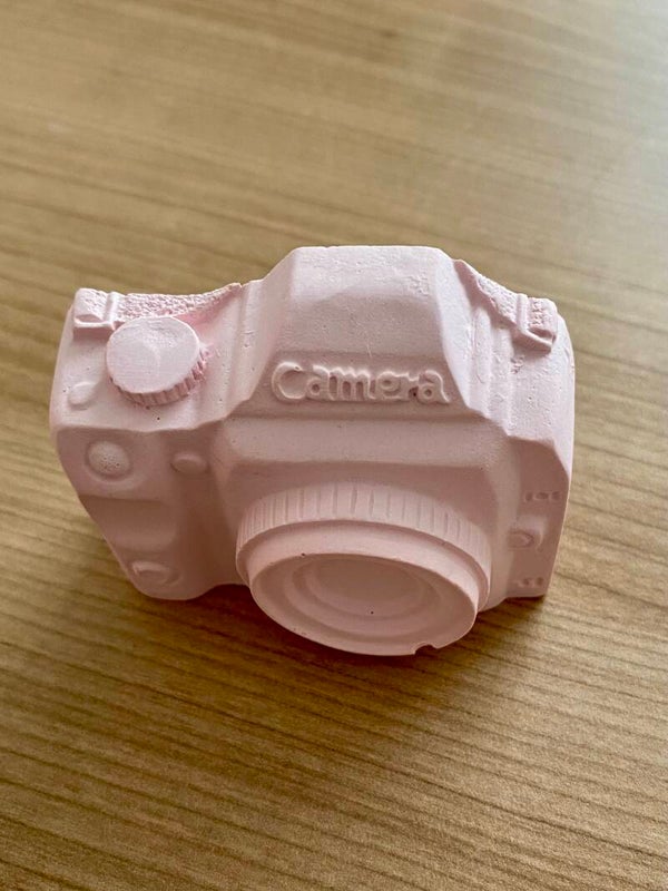 Appareil photo en plâtre