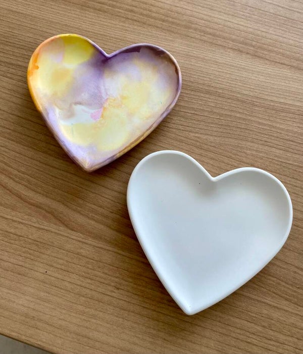 Coeurs plat en plâtre