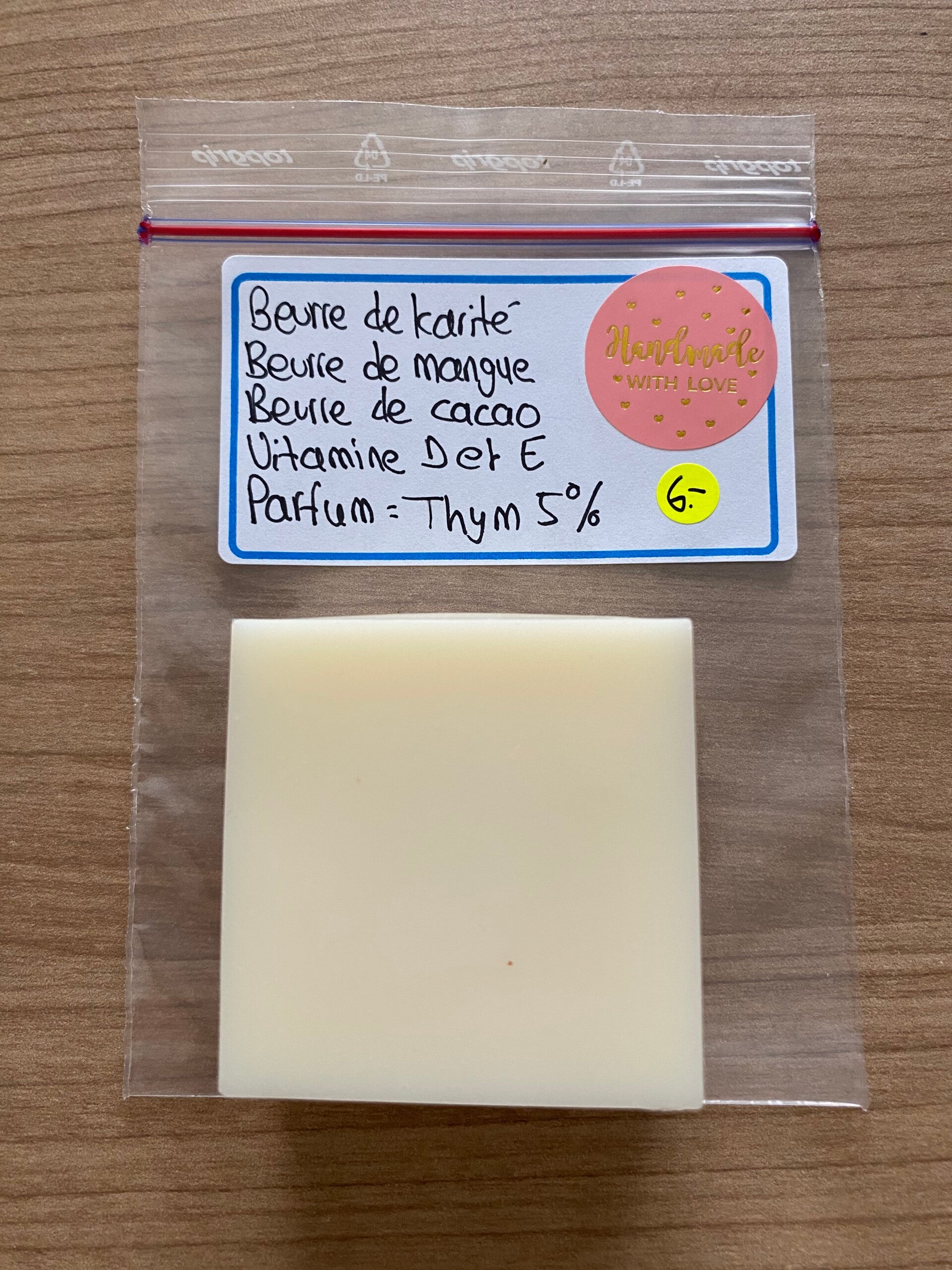 Savon solide senteur Thym (3 beurres)