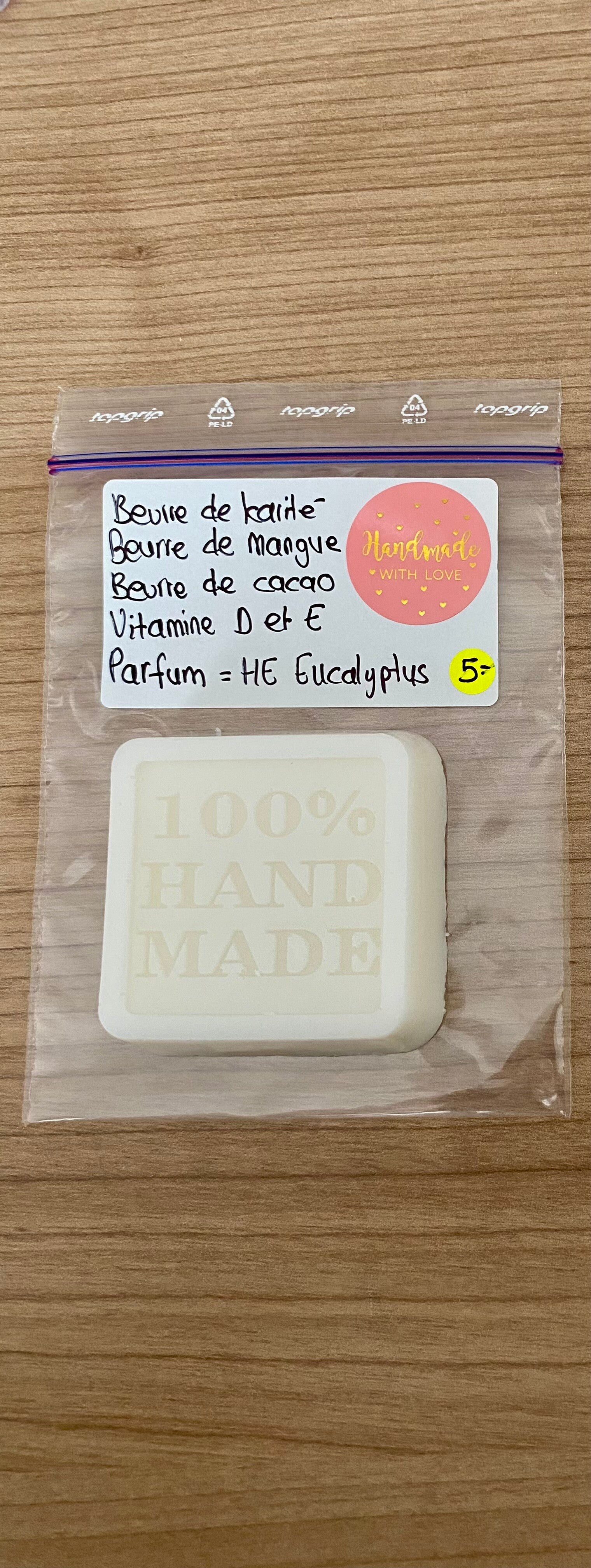 Savon solide senteur (HE) Eucalyptus (3 beurres)