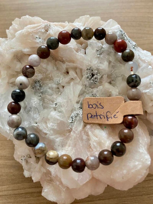 Bracelet Bois fossilisés (numéro 275)