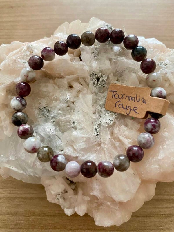 Bracelet Tourmaline rouge (numéro 255)