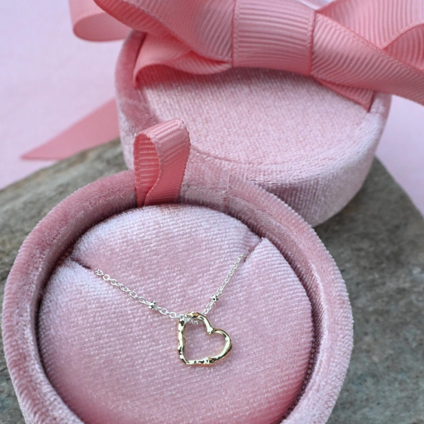 Gouden hart hangertje