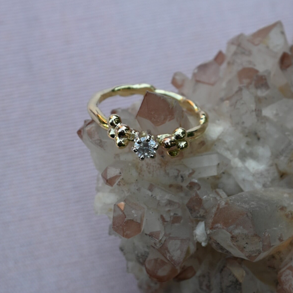 Gouden ring lab moissaniet