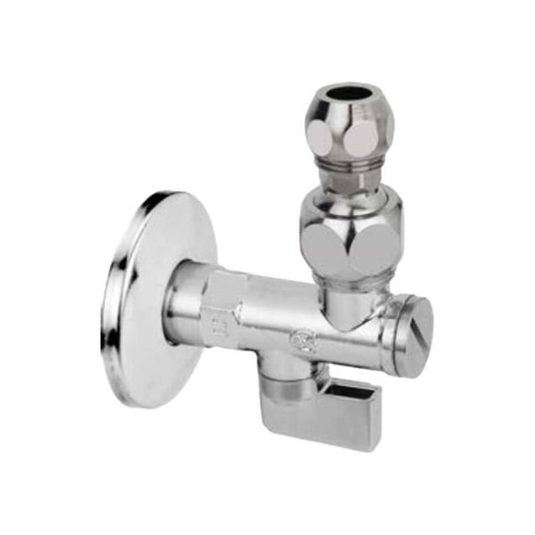 RUBINETTO FILTRO SNODO A SFERA COMPACT "775" 1/2"xØ10 + Rosetta