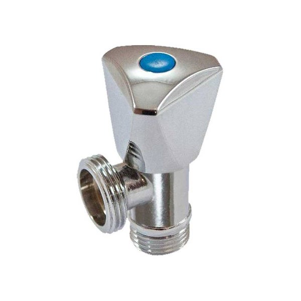 RUBINETTO LAVATRICE IN OTTONE CROMATO 1/2"x3/4"