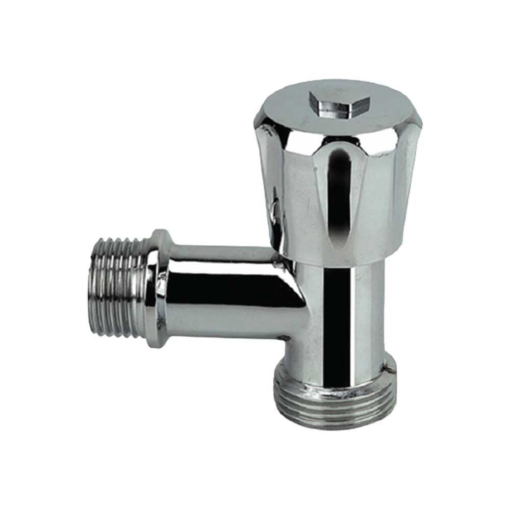 RUBINETTO A SQUADRA PER LAVATRICE CON CHIUSURA A VITONE 1/2"M x 3/4"M