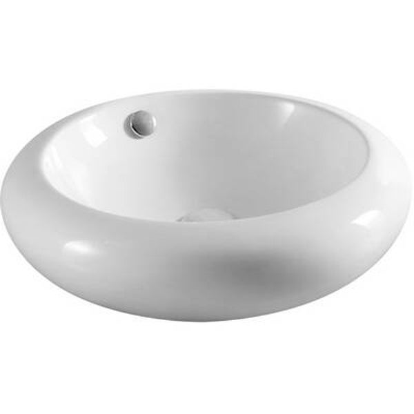 LAVABO DA APPOGGIO MOD. LA31 DM 51.5 Bianco