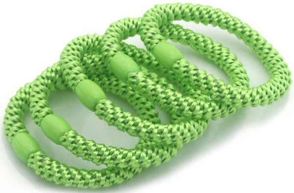 Haar elastiek 5stks Groen
