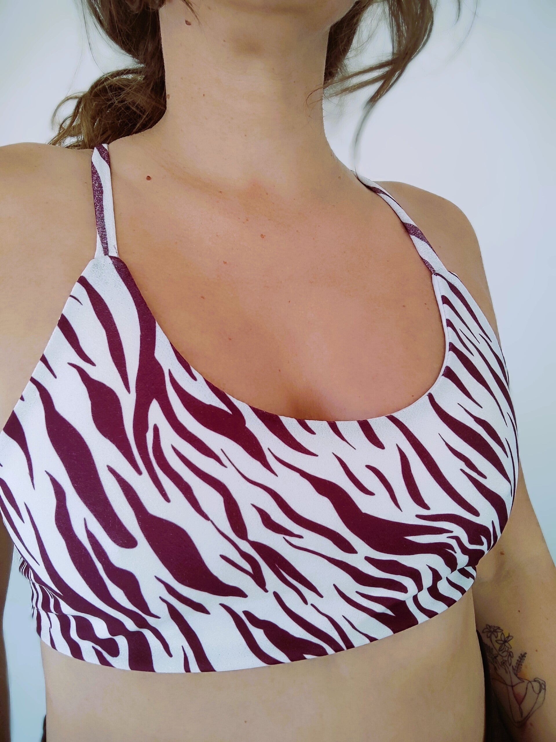 Top Roma - Zebra lila