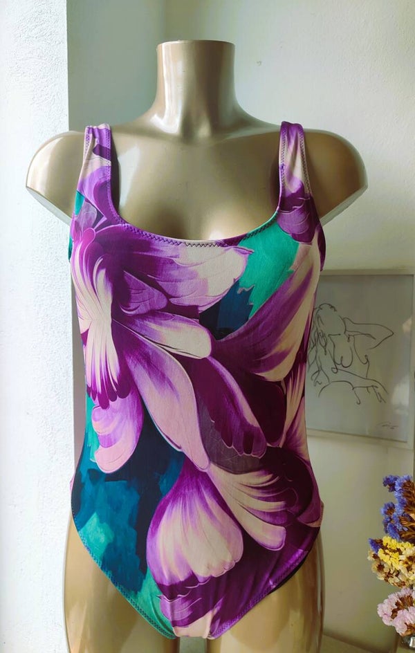 Body Malta - Flores lilas - AGOTADO