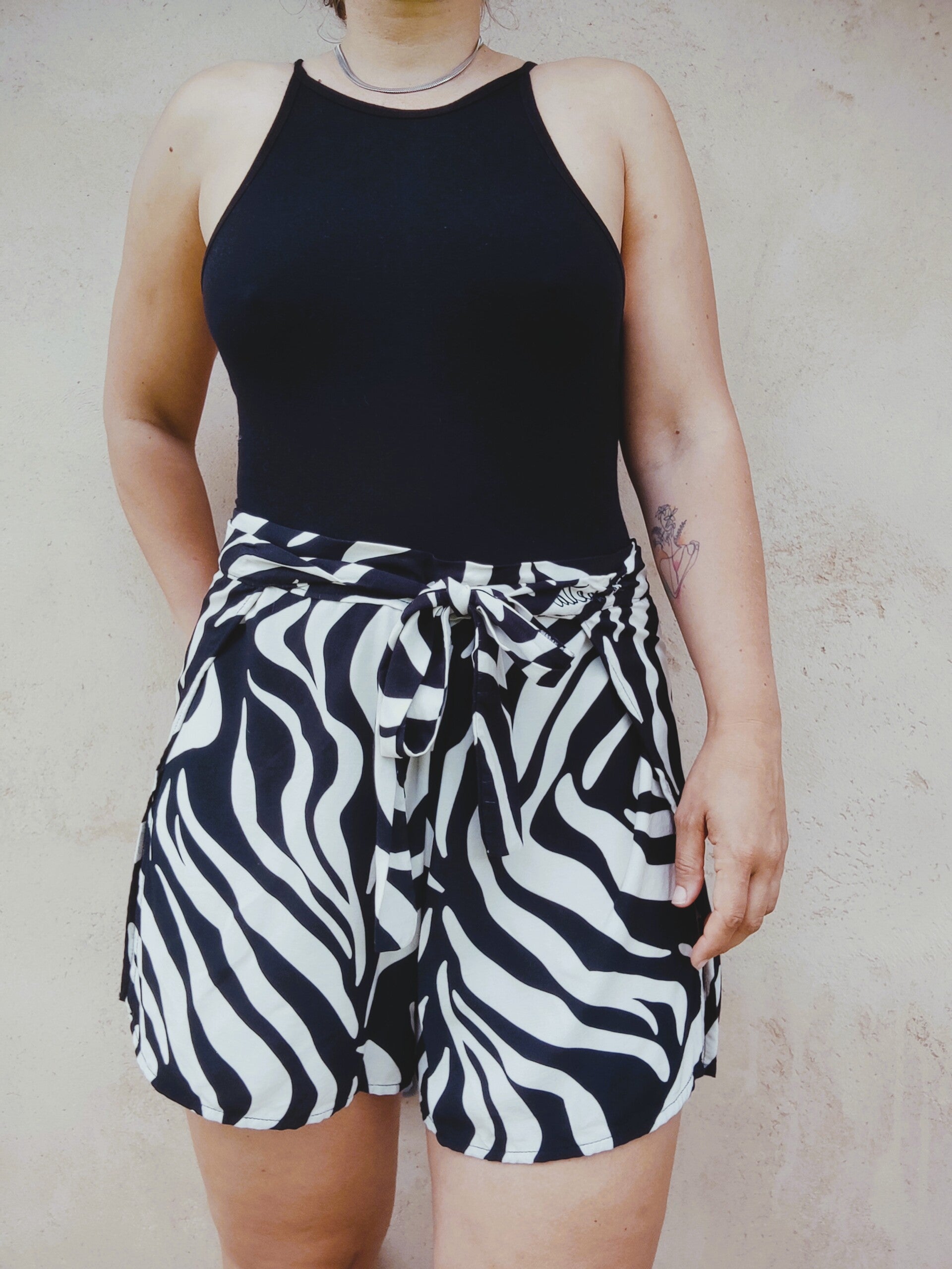 Pantalón Ibiza - Zebra en negro - AGOTADO
