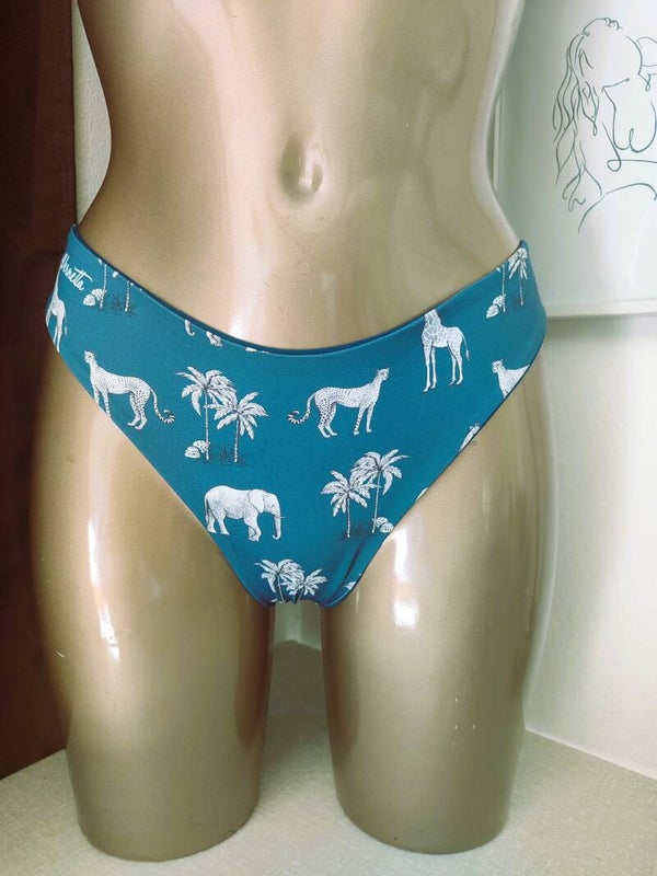 Tanga Animales Azul - Conjunto Disponible -