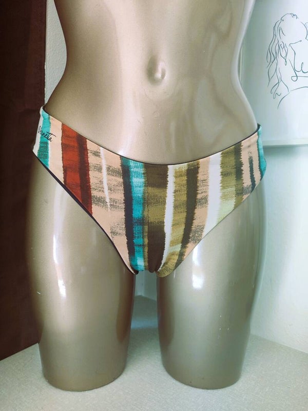 Braga Bicolor Verdes rayas - Conjunto Disponible - AGOTADO
