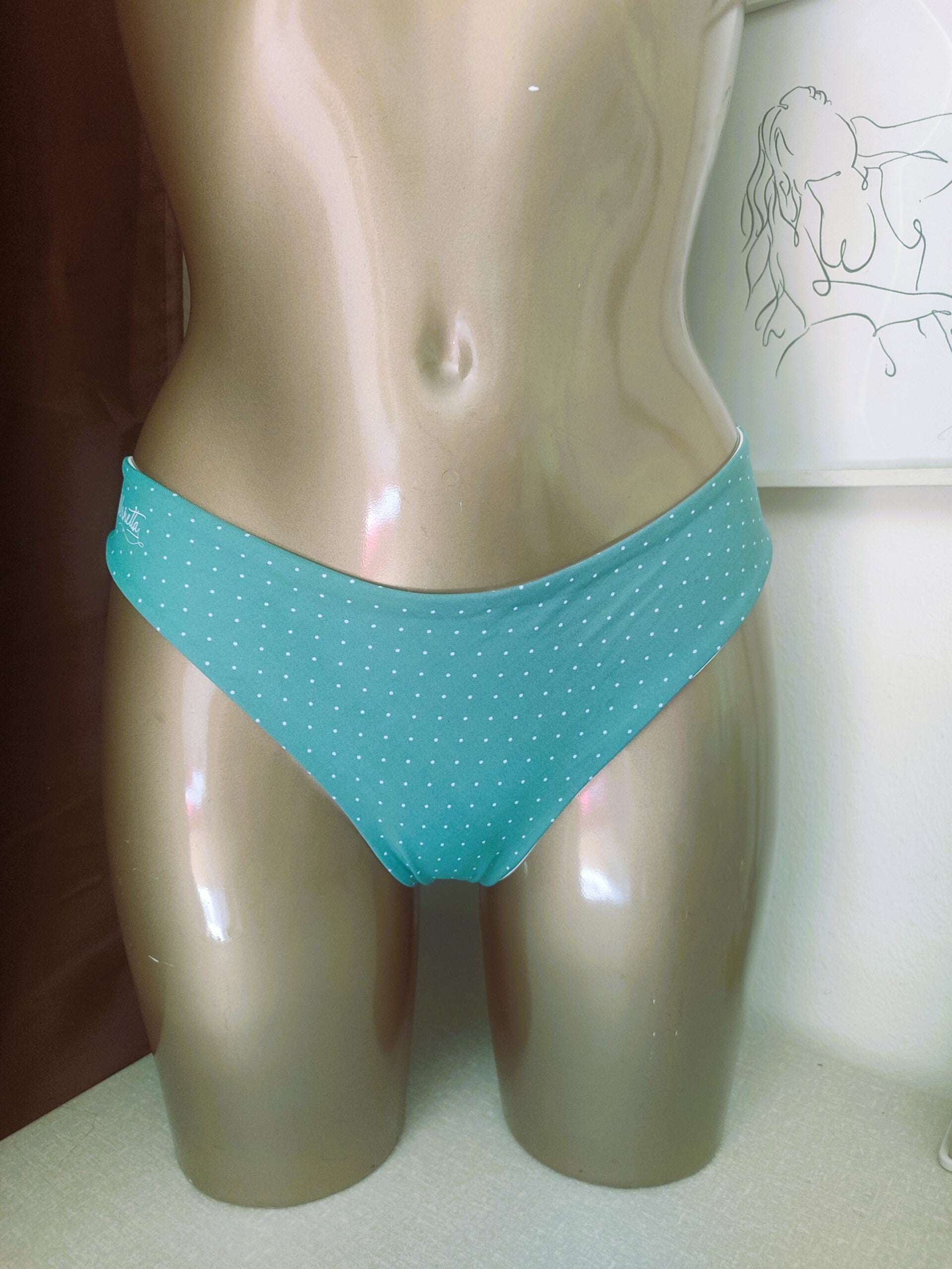 Tanga topos azules - Conjunto Disponible - AGOTADO