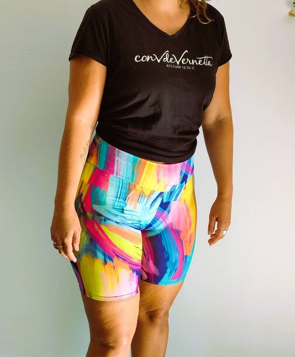 Leggin brochazos colores