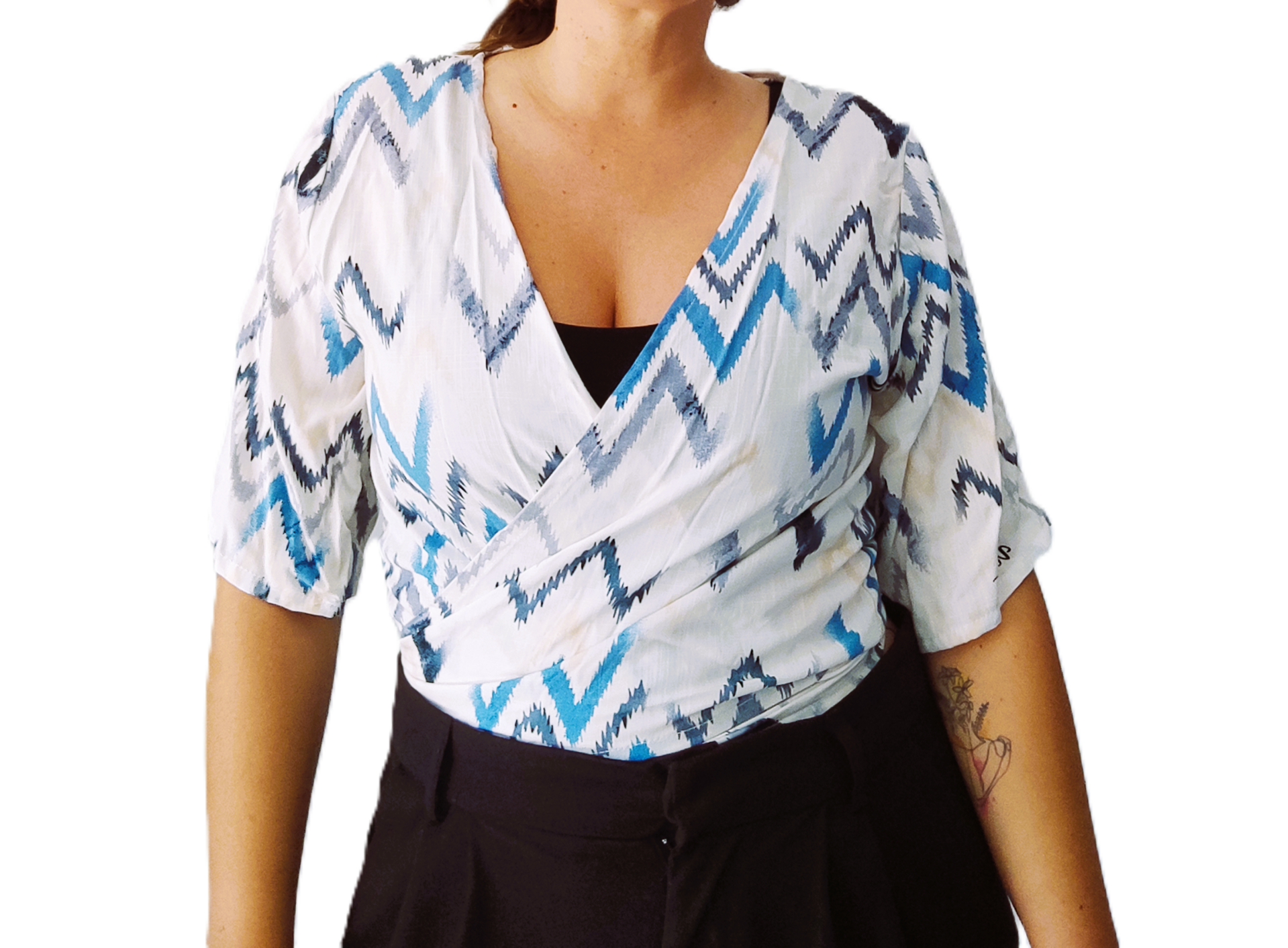 Camisa Menorca - Zig Zag Azul