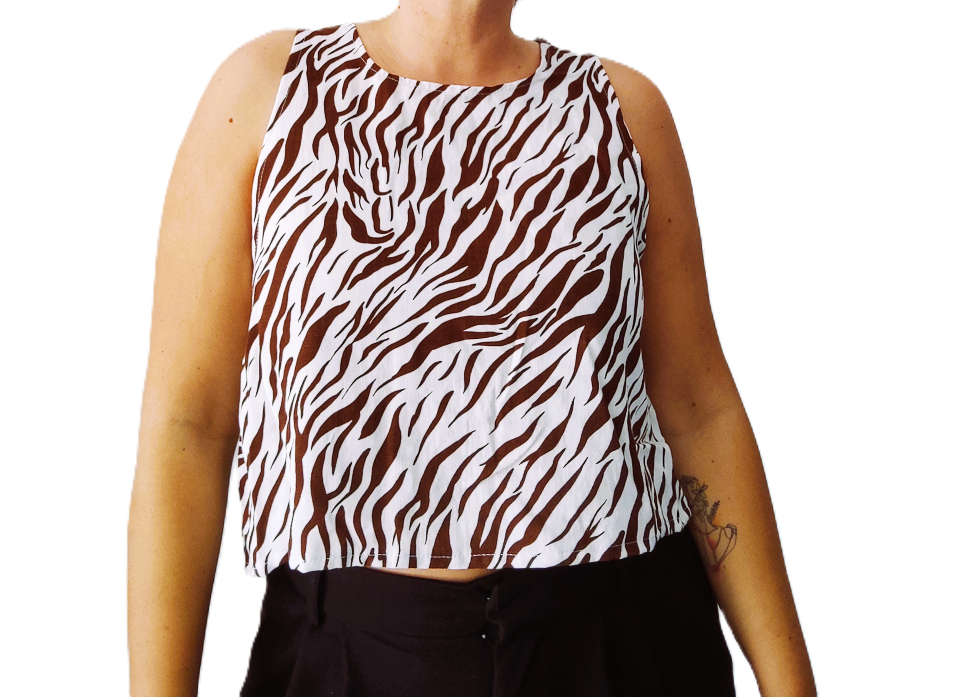 Camisa Zebra marrón - AGOTADA