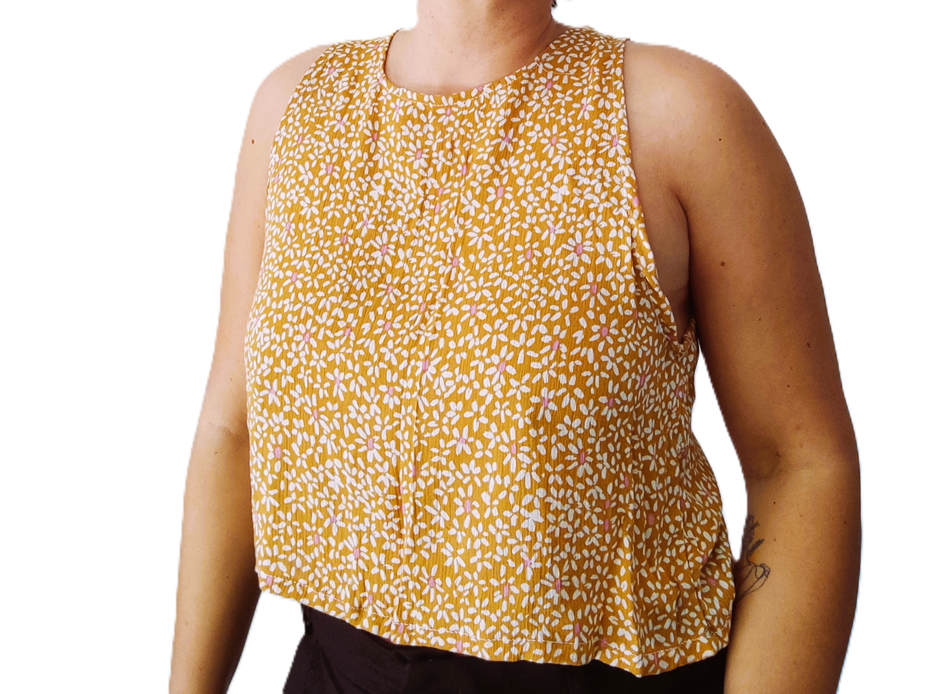 Camisa Flores amarillas - AGOTADA