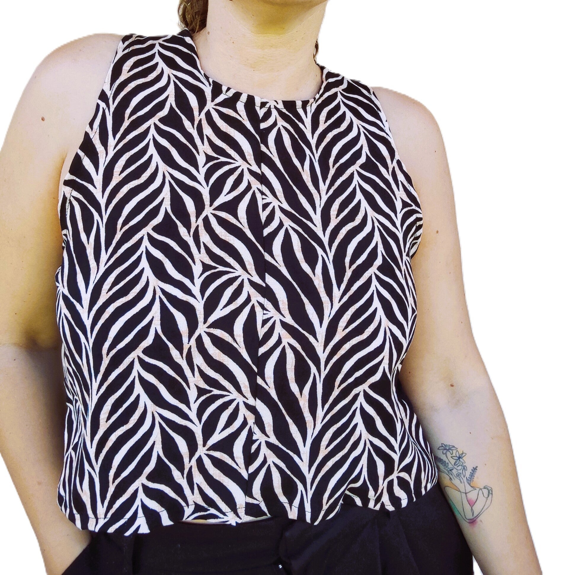 Camisa líneas en negro - AGOTADA