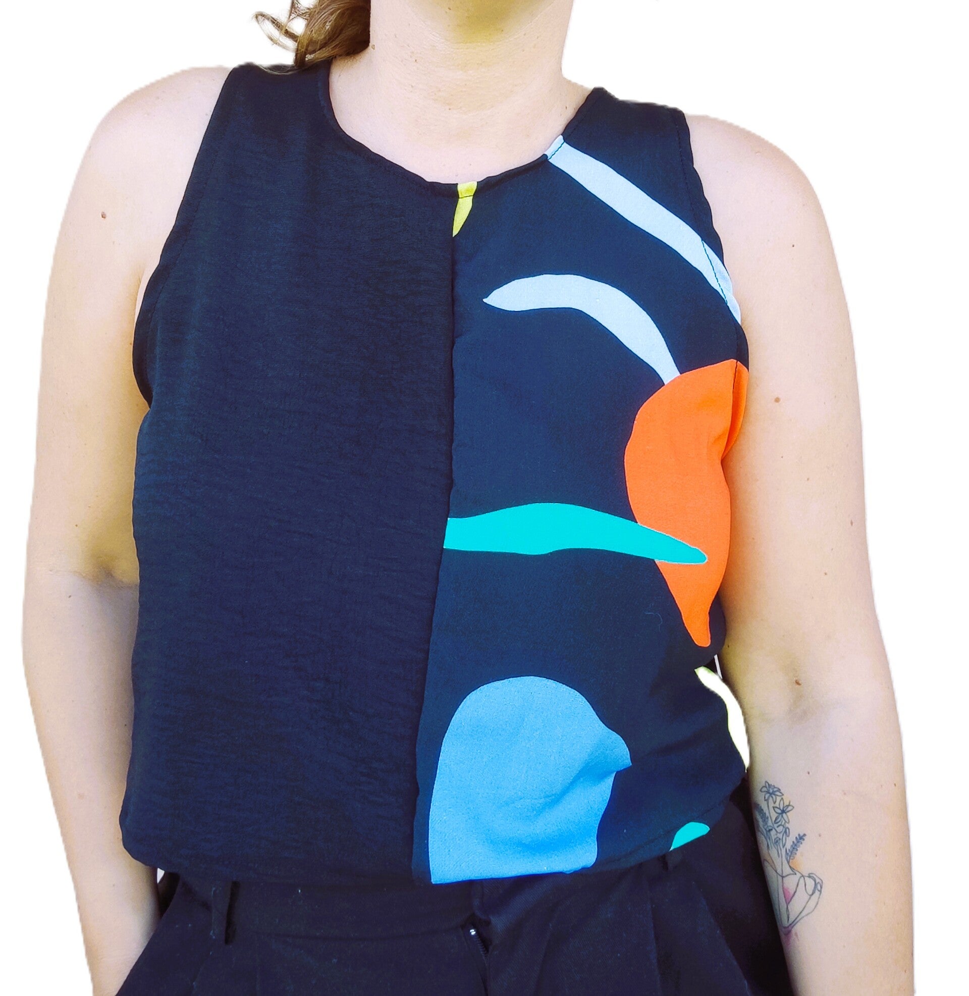 Camisa bicolor colores - AGOTADA