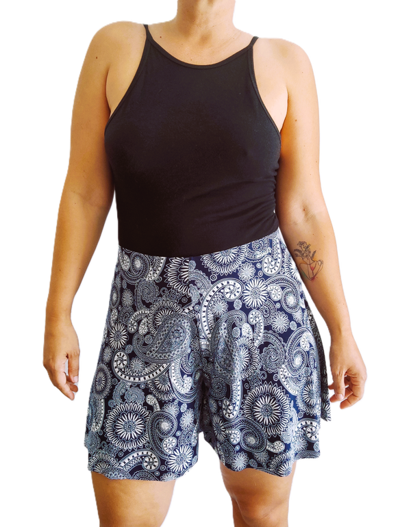 Pantalón Delta - Mandala azul