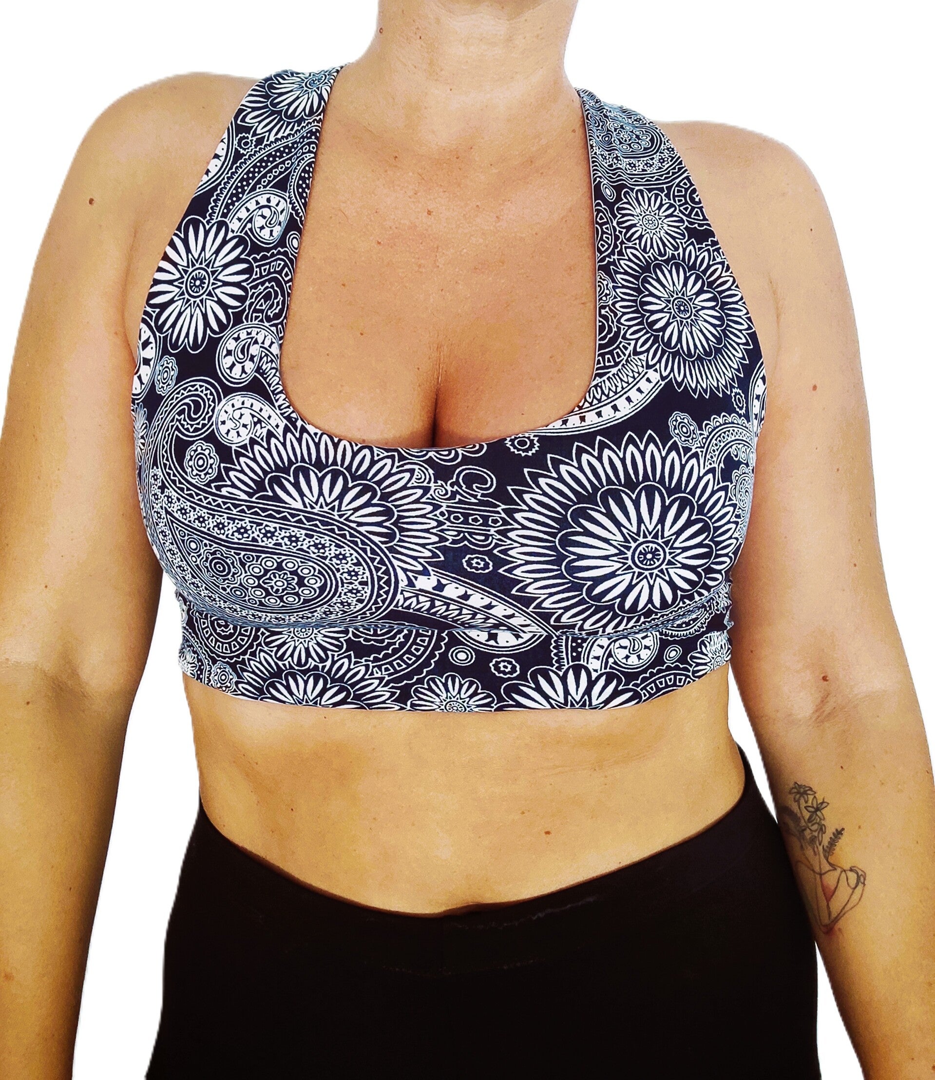 Top Atenas - Mandala azul