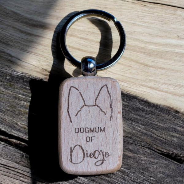 Schlüsselhänger DOG, personalisiert