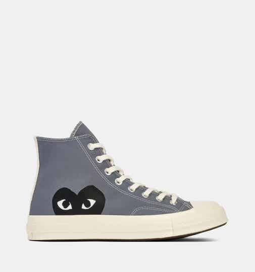 Baskets montantes Comme des Garçons PLAY X Converse coton Description détaillée