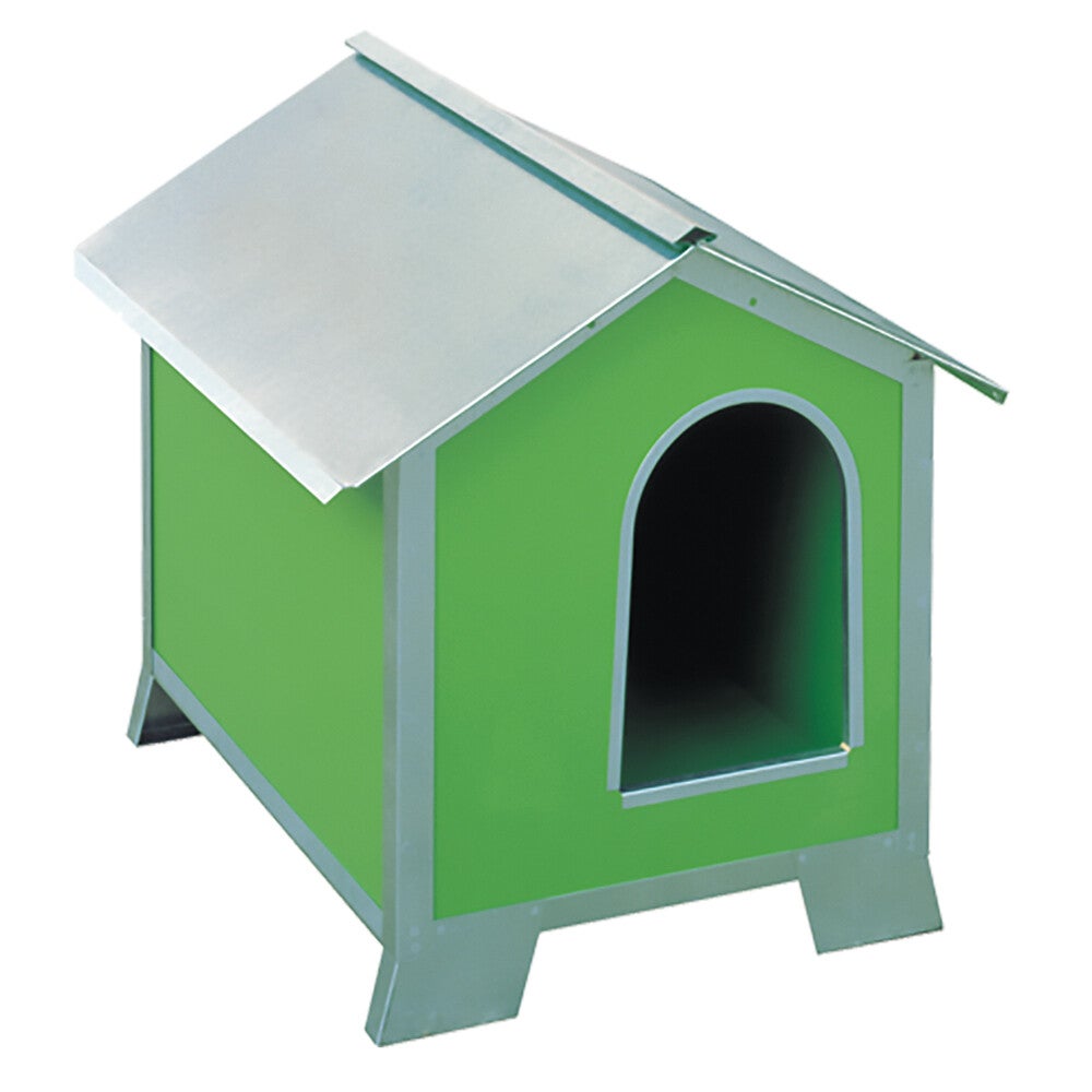 6060764 CUCCIA CON TETTO ZINCATO 'POLAR' cm 56 x 76 x H 77