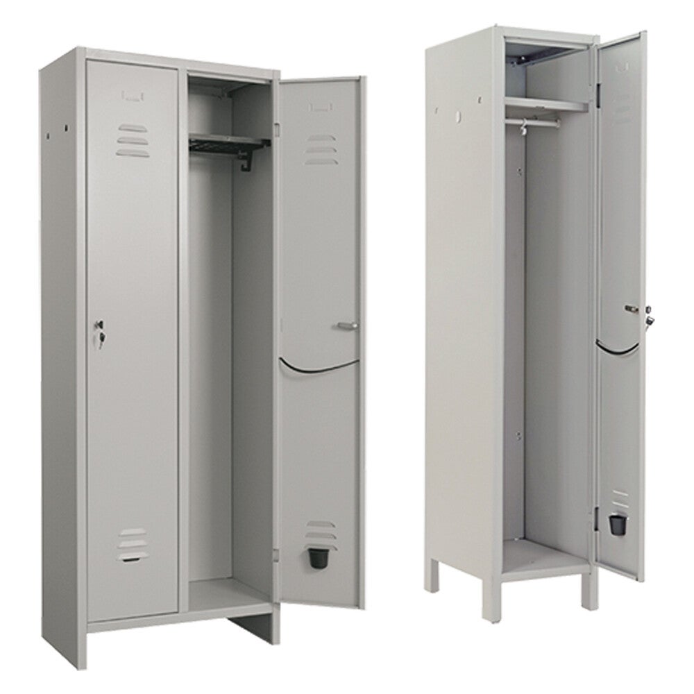 804950 ARMADIO SPOGLIATOIO 'PRATIKO' 1 posto - cm L.36 x P.34 x H.180