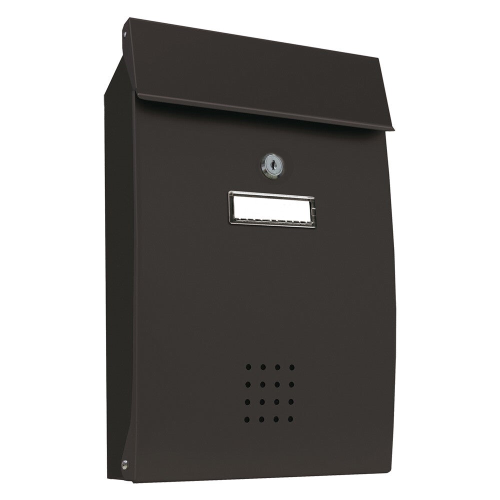 3131150 CASSETTA POSTALE PORTA RIVISTA SERIE 'PECHINO' lamiera zincata - vern.grigio ghisa