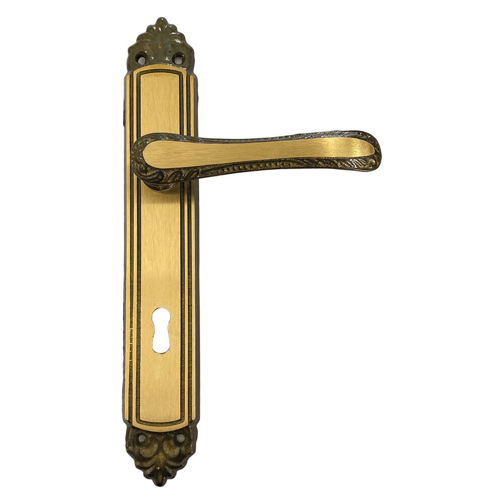 303053 MANIGLIA 'GIGLIO' CON PLACCA Q 8 x  70