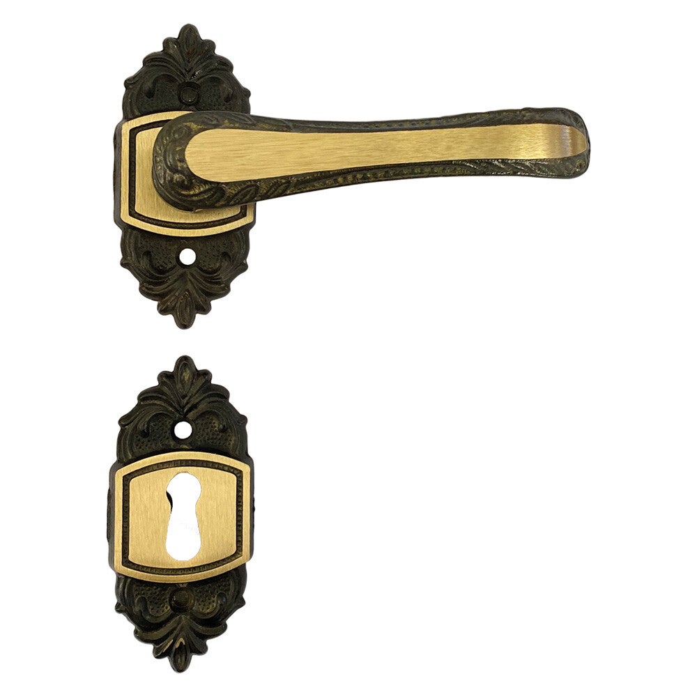 303058 MANIGLIA 'GIGLIO' CON ROSETTA E BOCCHETTA con rosetta e bocchetta