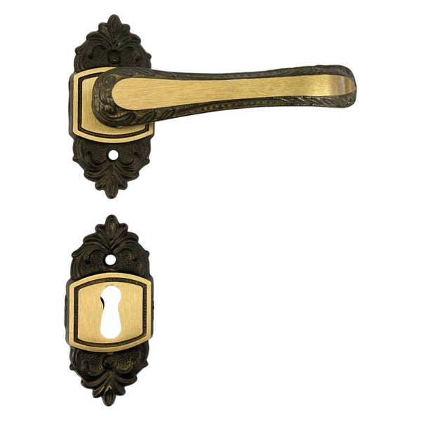 303058 MANIGLIA 'GIGLIO' CON ROSETTA E BOCCHETTA con rosetta e bocchetta