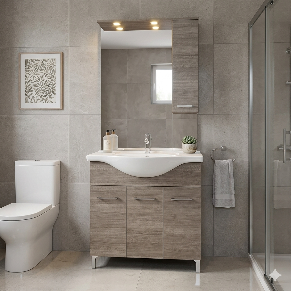 MOBILE BAGNO 'RUBINO 85 NEW' base 86 x 50,5 x h.87 - cod.2061159