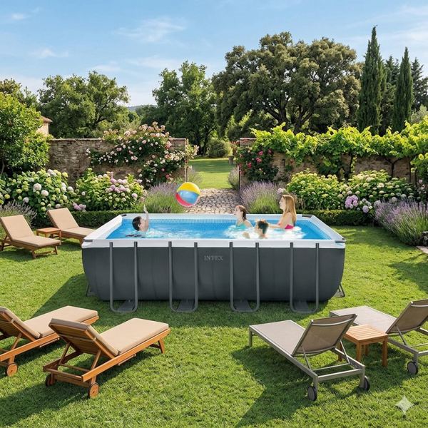 KIT  PISCINA CON TELAIO 'LINEA ULTRA FRAME XTR' cm 549 x  274 x  132 - lt.17203 - COD.6136256