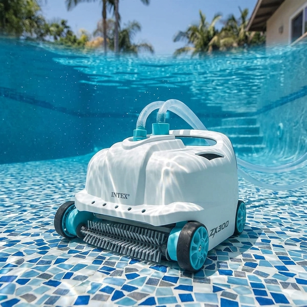 ROBOT PULISCI FONDO AUTOMATICO CON RUOTE art. 28005 - COD.6136859