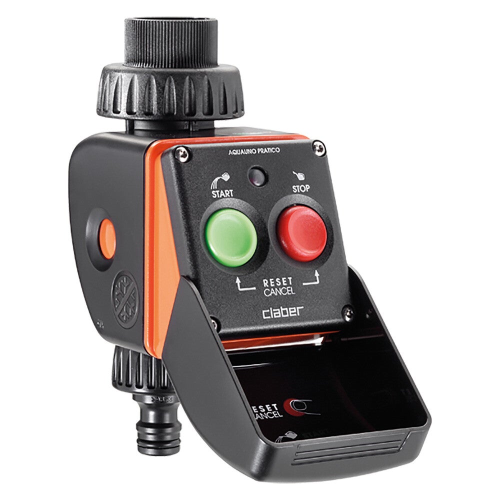 Programmatore irrigazione Claber Aquauno Pratico 8425 da rubinetto 3/4" (1 programma giornaliero) - COD 6155500
