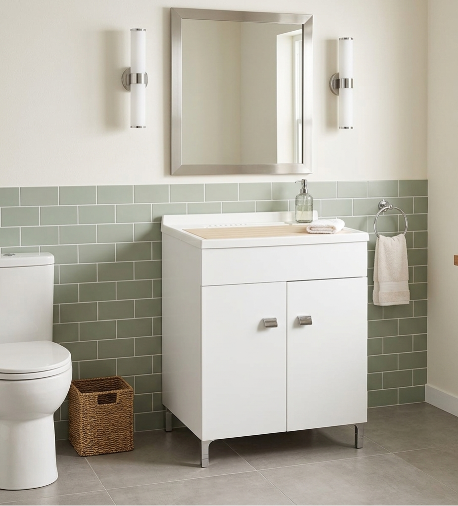 MOBILE LAVATOIO 'DANA' cm 60 x 50 x h.84 - laccato bianco - cod.2061272