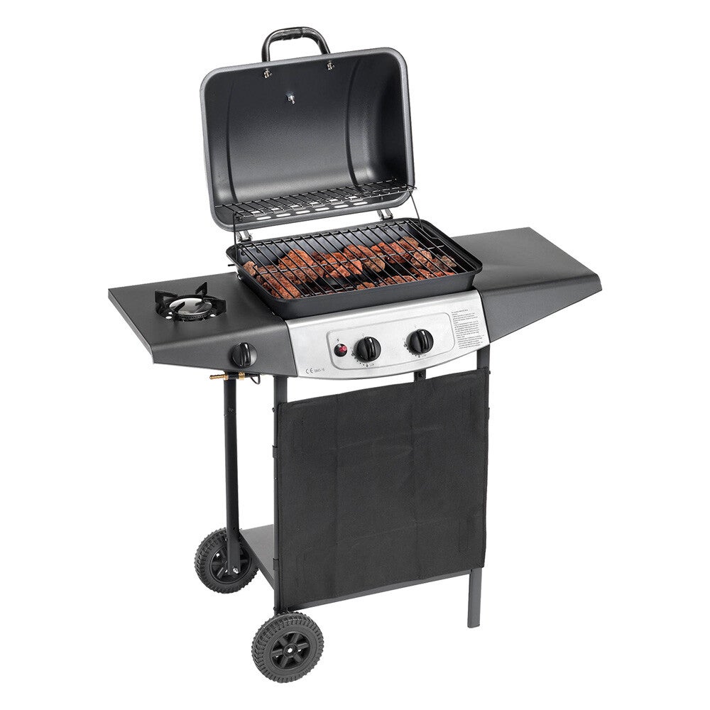 8038153 BARBECUE A GAS 'DOUBLE COOKING SYSTEM' A ROCCIA LAVICA art. 4939